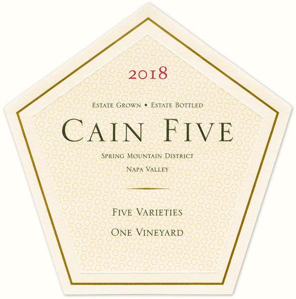 Cain Five Napa Valley Red Blend 2018 750 ML Ludwig Fine Wine