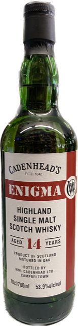 WM Cadenhead's Enigma 14 Years Highland Single Malt Scotch Whisky 700 ML