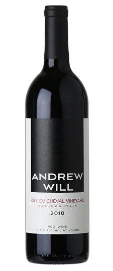 Andrew Will "Ciel du Cheval Vineyard" Red Mountain Bordeaux Blend 2018 750ml