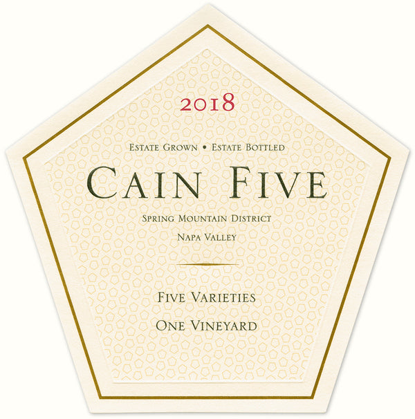 Cain Five Napa Valley Red Blend 2018 750 ML