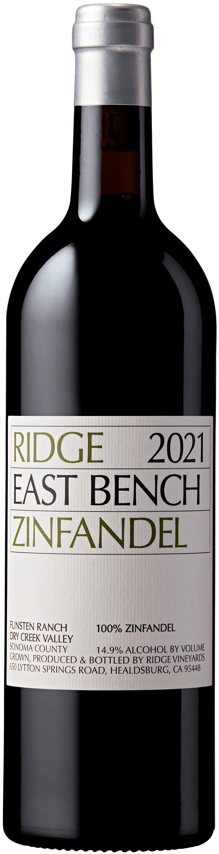 Ridge Vineyards East Bench Zinfandel 2021 750ml