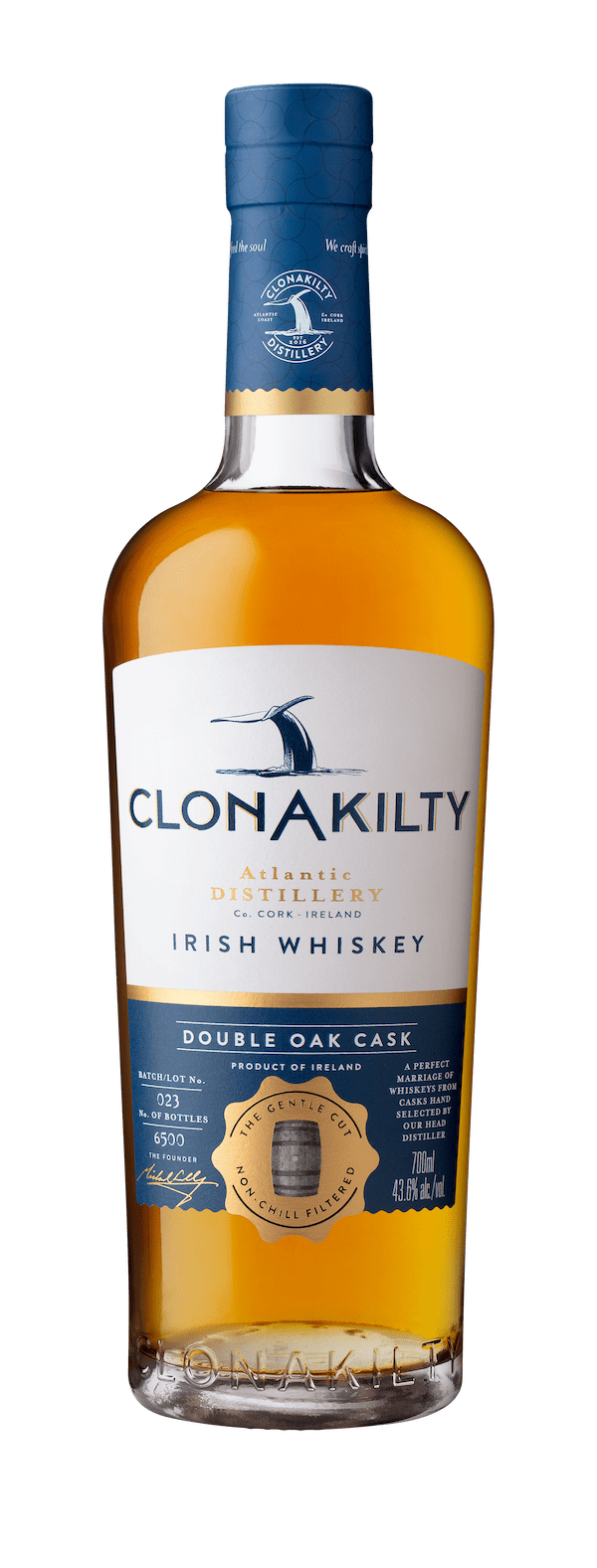 Clonakilty Irish Whiskey Double Oak 750ml