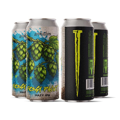 Absolution Brewing Fresh Paint Hazy IPA 4pk 16oz cans