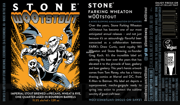 Stone Brewing Wootstout Imperial Stout 2021 22oz btl
