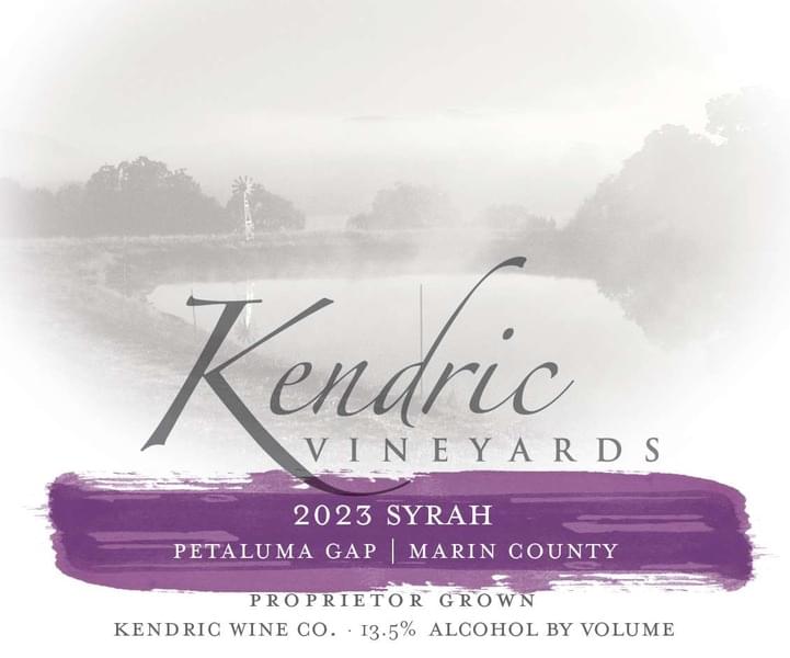 Kendric Vineyards Petaluma Gap Syrah 2023 750ml