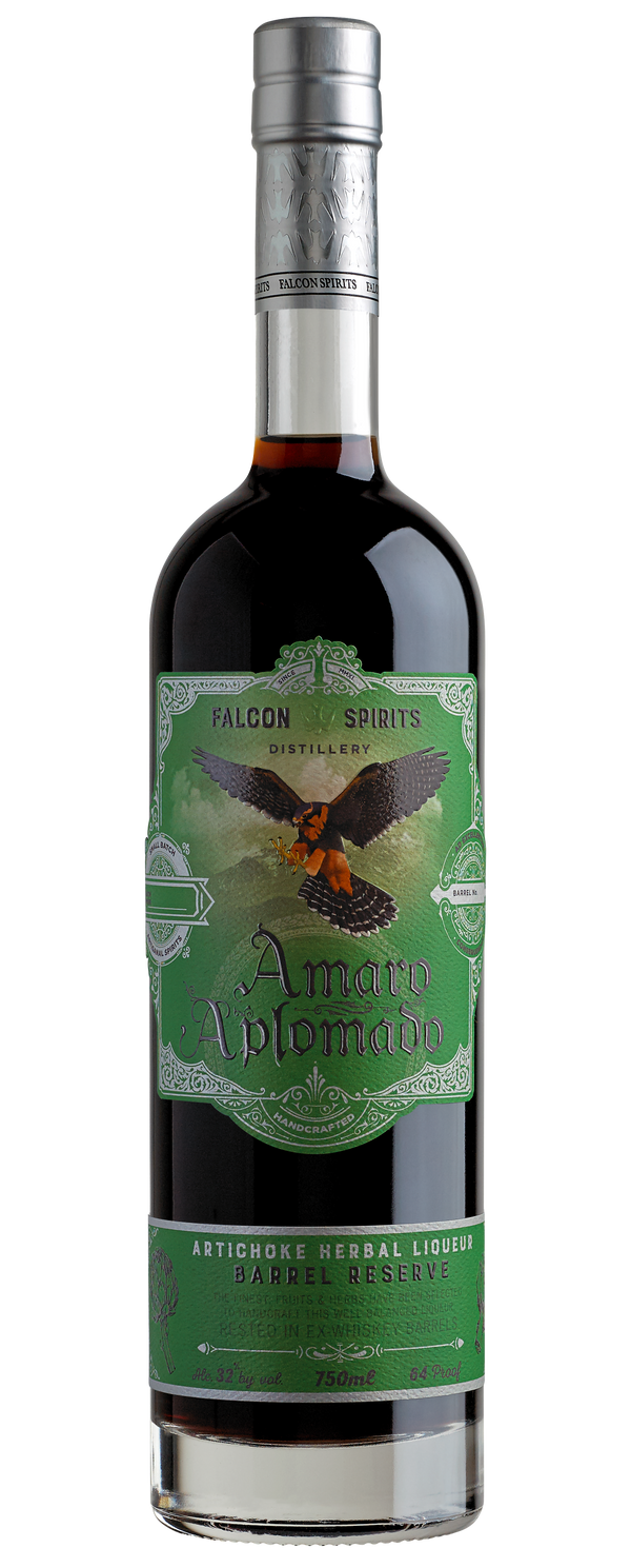 Falcon Spirits Amaro Aplomado Artichoke Herbal Liqueur 750 ML
