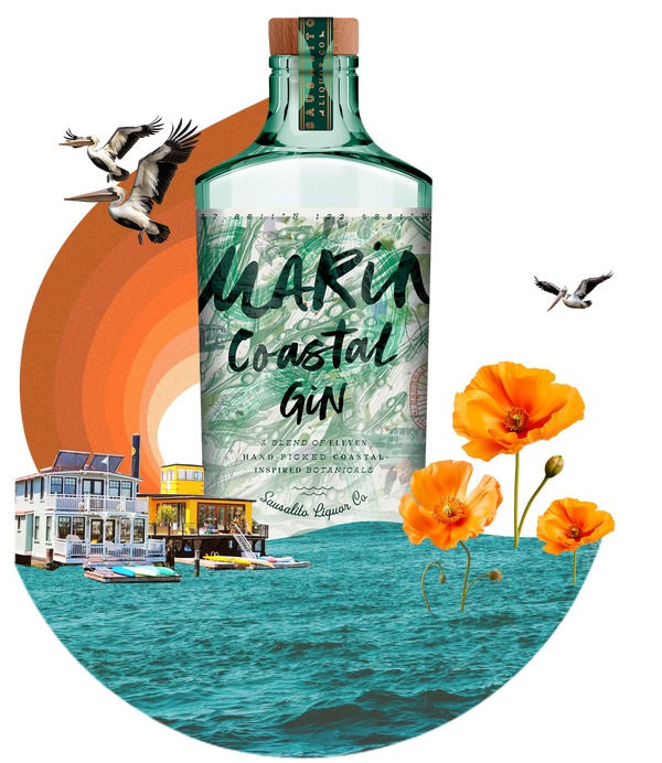 Sausalito Liquor Company Marin Coastal Gin 750 ML
