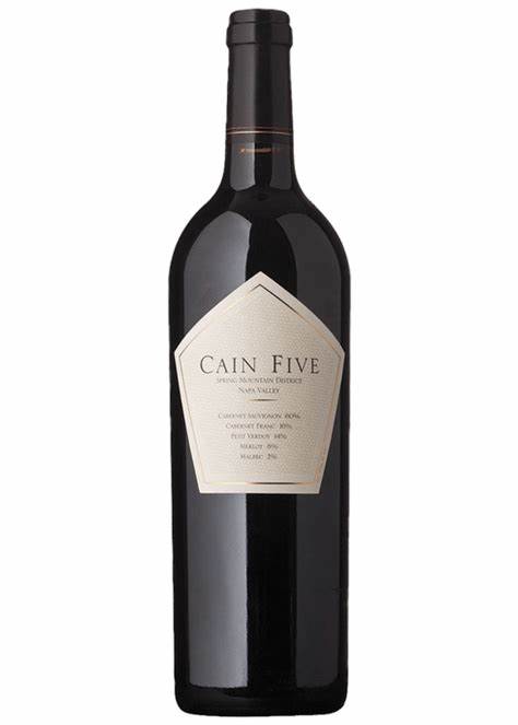 Cain Five Estate Grown Spring Mountain District Red 2009 750 ML