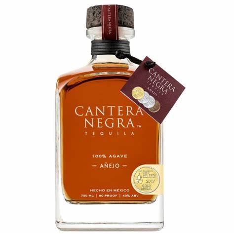 Cantera Negra Tequila Añejo 750 ML