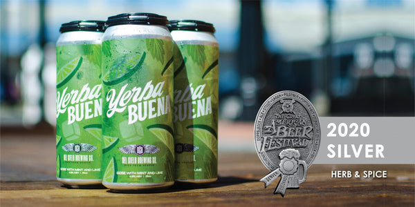 Del Cielo Brewing Yerba Buena Gose with Mint and Lime Single 16oz can