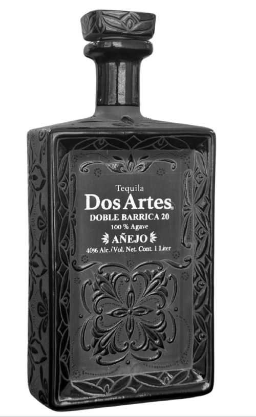 Dos Artes Doble Barrica (20 Edition-Black Bottle) Añejo Tequila 1 Liter