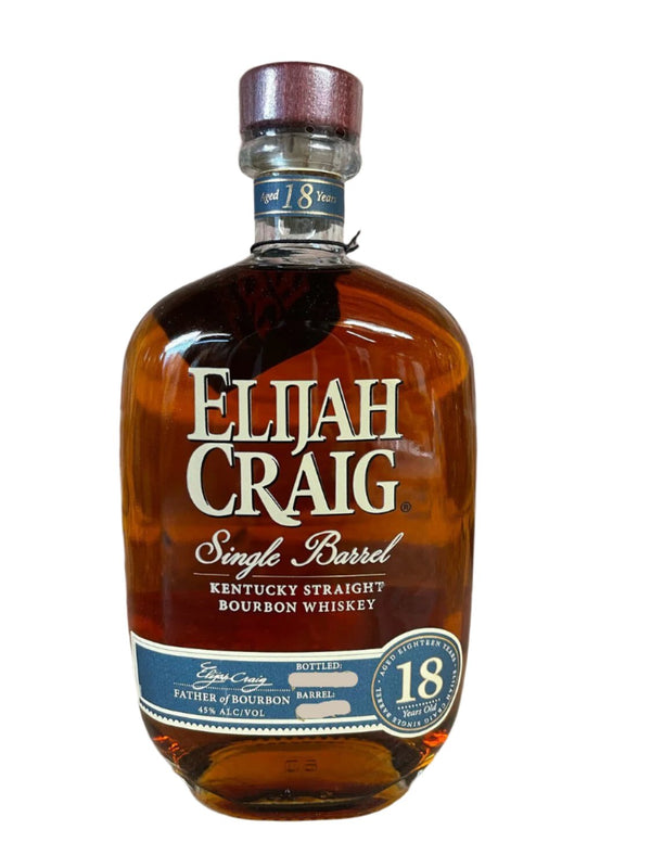 Elijah Craig Single Barrel Bourbon 18 Year 750 ML