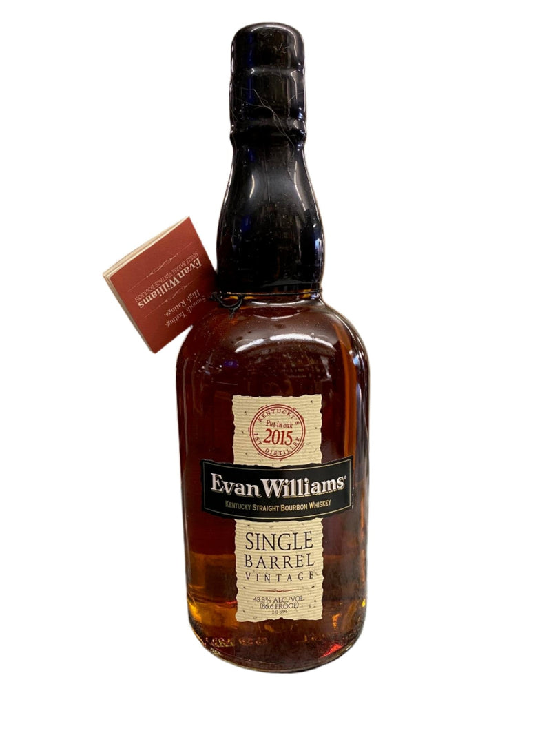 Evan Williams Single Barrel Bourbon Whiskey 750 ML