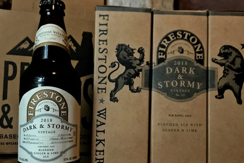 Firestone Walker Dark & Stormy Rum Barrel Aged Ale 12oz