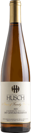 Husch Vineyards Dry Gewurztraminer 2023 750ml