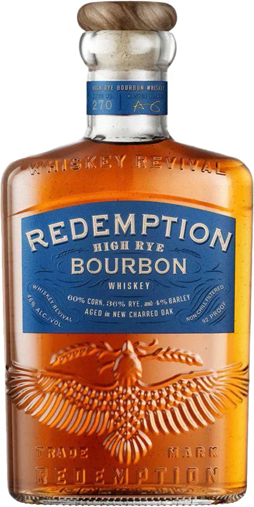 Redemption High Rye Bourbon Eagle 750ml – Ludwig Fine Wine