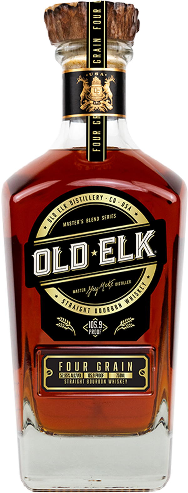 Old Elk Master's Blend Series Four Grain Straight Bourbon Whiskey 105.9 750 ML