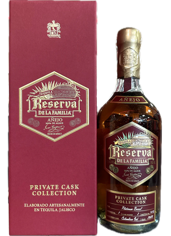 Jose Cuervo Reserva de la Familia Private Cask Collection Tequila Anejo 750ml