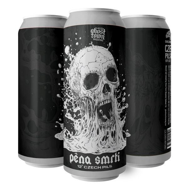 Ghost Town Brewing Pena Smrti Czech Pilsner 4pk 16oz cans