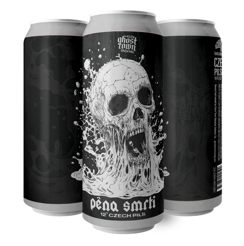 Ghost Town Brewing Pena Smrti Czech Pilsner 4pk 16oz cans