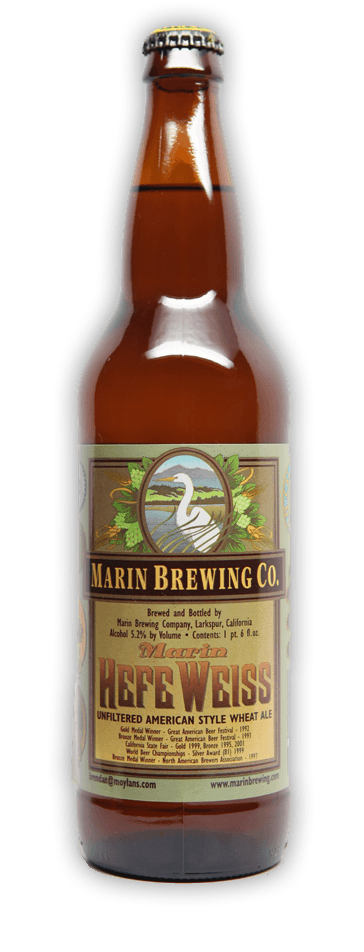Marin Brewing Hefeweiss Wheat beer 22oz btl