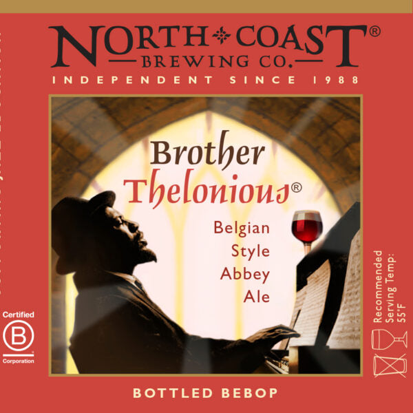 North Coast Brewing Brother Thelonious  Abbey Ale 750ml