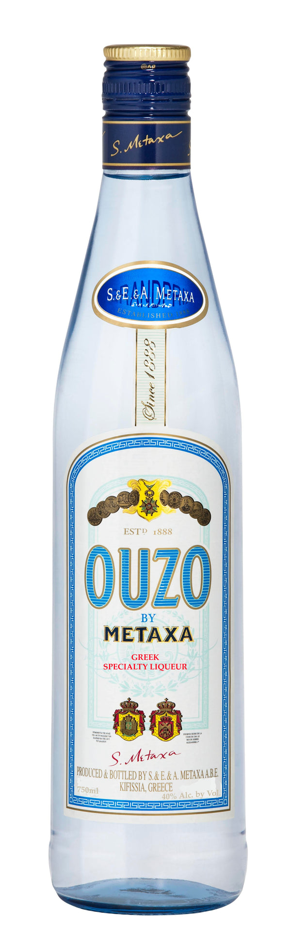 Ouzo by Metaxa 750 ML