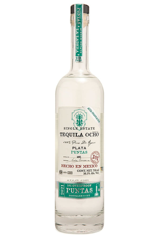 Tequila Ocho Plata 106 'Puntas' Tequila 750 ML