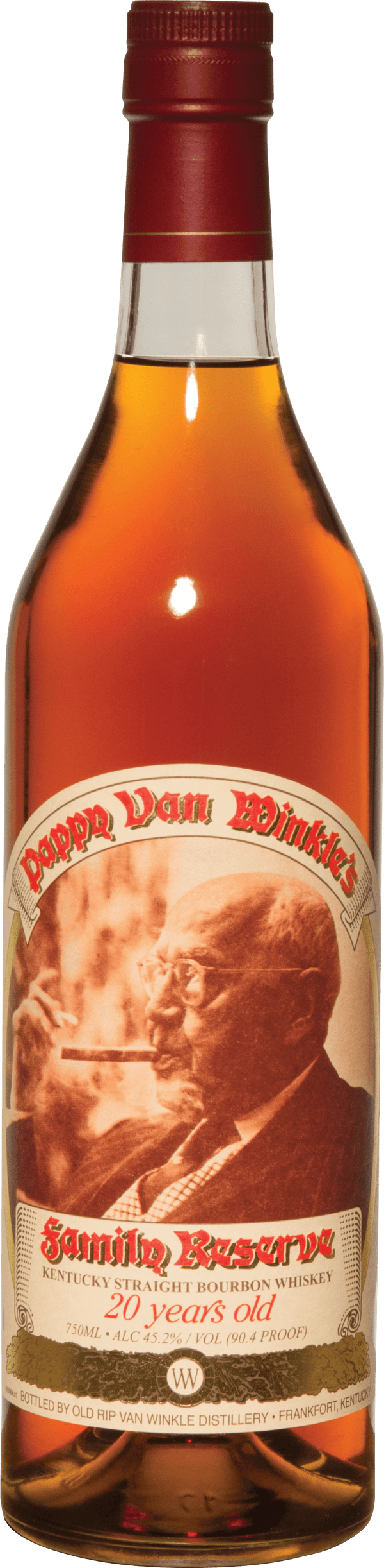 Pappy Van Winkle 20 Years 'Family Reserve' Kentucky Straight Bourbon Whiskey 750 ML