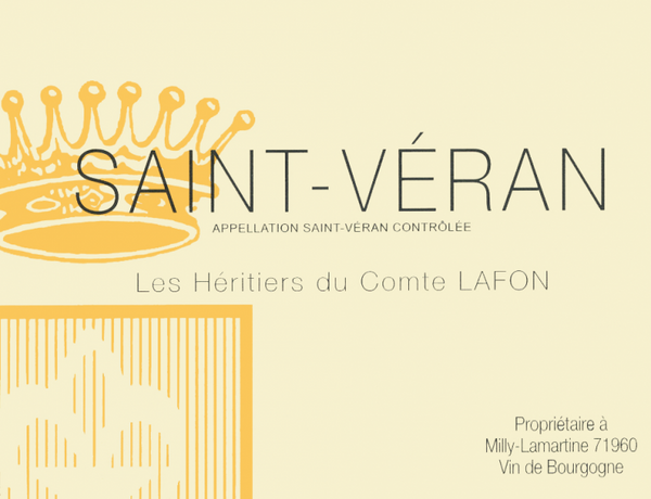 Les Heritiers du Comte Lafon Saint-Veran 2022 750 ML