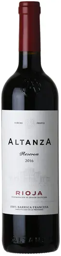 Altanza Reserva Rioja Tempranillo 2016 750 ML
