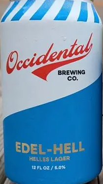 Occidental Edel-Hell Lager 6pk 12oz Cans
