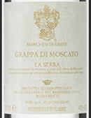Marchesi di Gresy Grappa di Moscato La Serra 750 ML