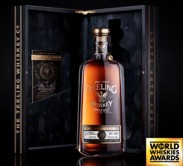 The Teeling Whiskey Co. Very Rare Casks Pineau des Charentes 33 Year Old Single Malt Irish Whiskey 700 ML