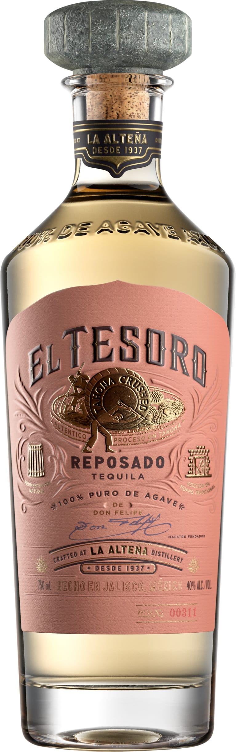 El Tesoro Reposado Tequila 750 ML