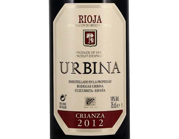 Urbina Crianza Rioja Red 2012 750 ML