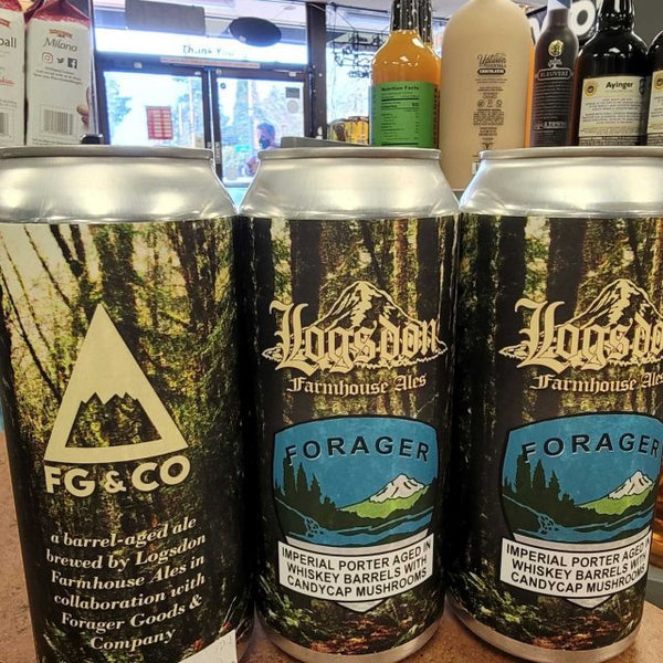 Logsdon Forager Imperial Porter Aged in Whiskey Barrels Single 16oz can