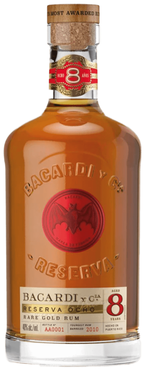 Bacardi Rare Gold Rum 8 year 750ml