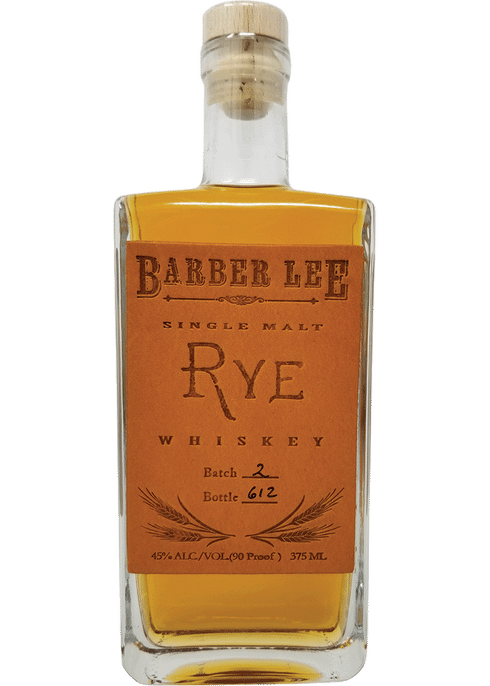 Barber Lee Single Malt Rye Whiskey 750ml