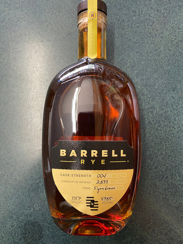 Barrell Rye Batch #004 750 ML