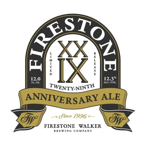 Firestone Walker XXIX Anniversary Ale Single 12oz Btl