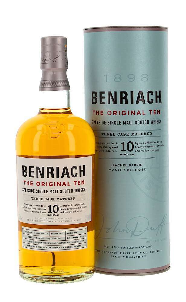 Benriach The original ten 10 Years Single Malt Scotch Whisky 750ml