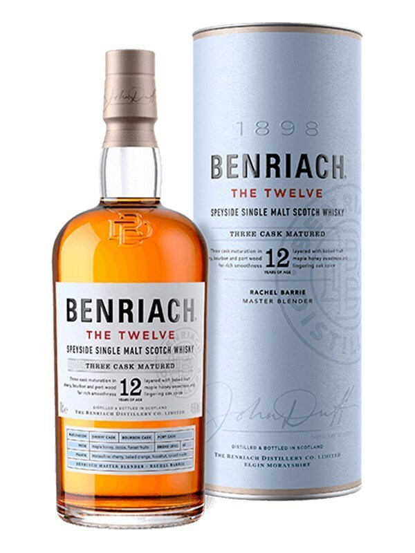 Benriach The Twelve Three Cask Matured Single Malt Scotch 12 Years 750ml