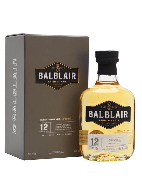Balblair 12yr Highland Single Malt 750ml