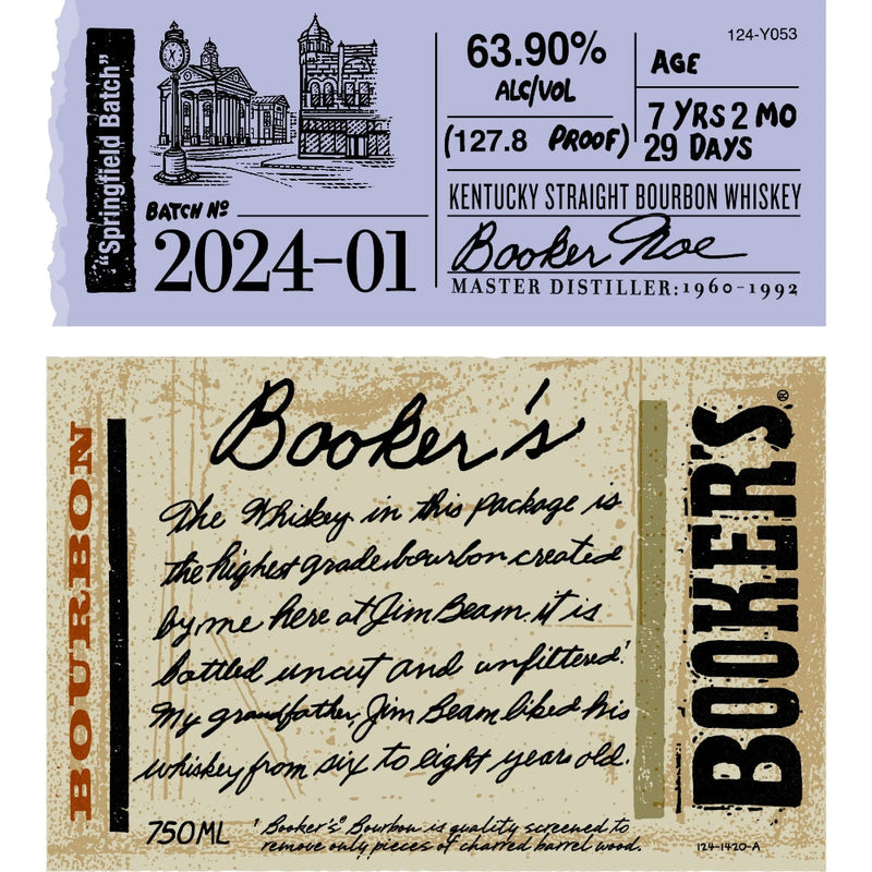 Booker's 'Springfield Batch' Bourbon 750 ML