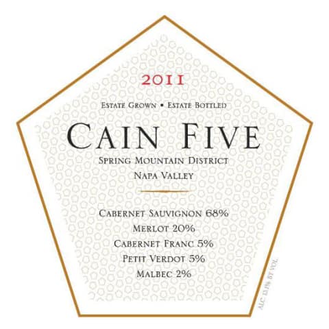 Cain Five Spring Mountain District Red 2011 750 ML