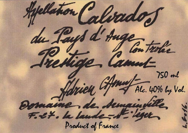 Adrien Camut 'Prestige' Calvados 750 ML