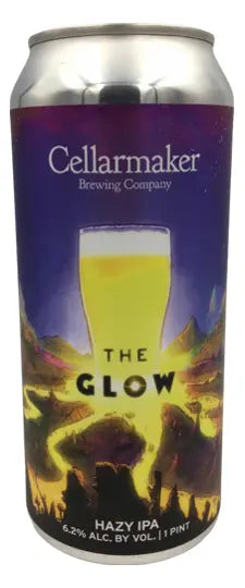 Cellarmaker Brewing The Glow Hazy IPA 4pk 16oz cans