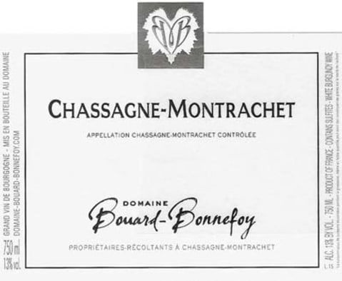 Bouard Bonnefoy Chassagne Motrachet Blanc 2022 750 ML