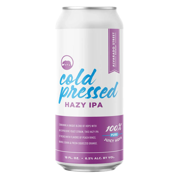 Alvarado Street Cold Pressed Hazy IPA single 16oz can